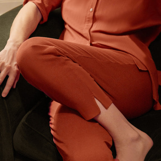 SHAPED EASY PANT - AZUL