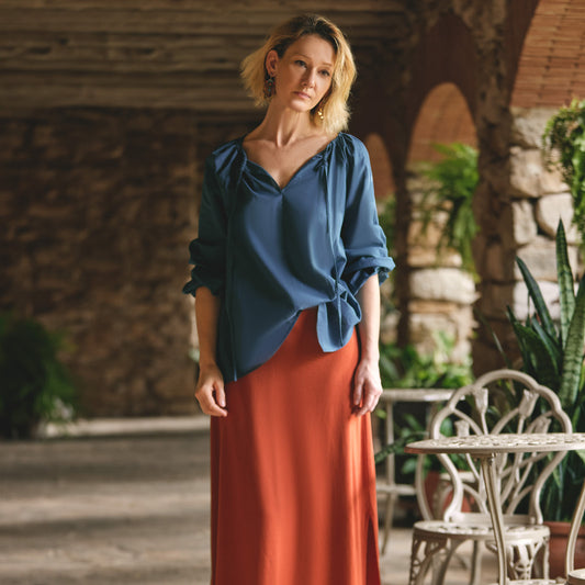 SAN MIGUEL BLOUSE - BLACK