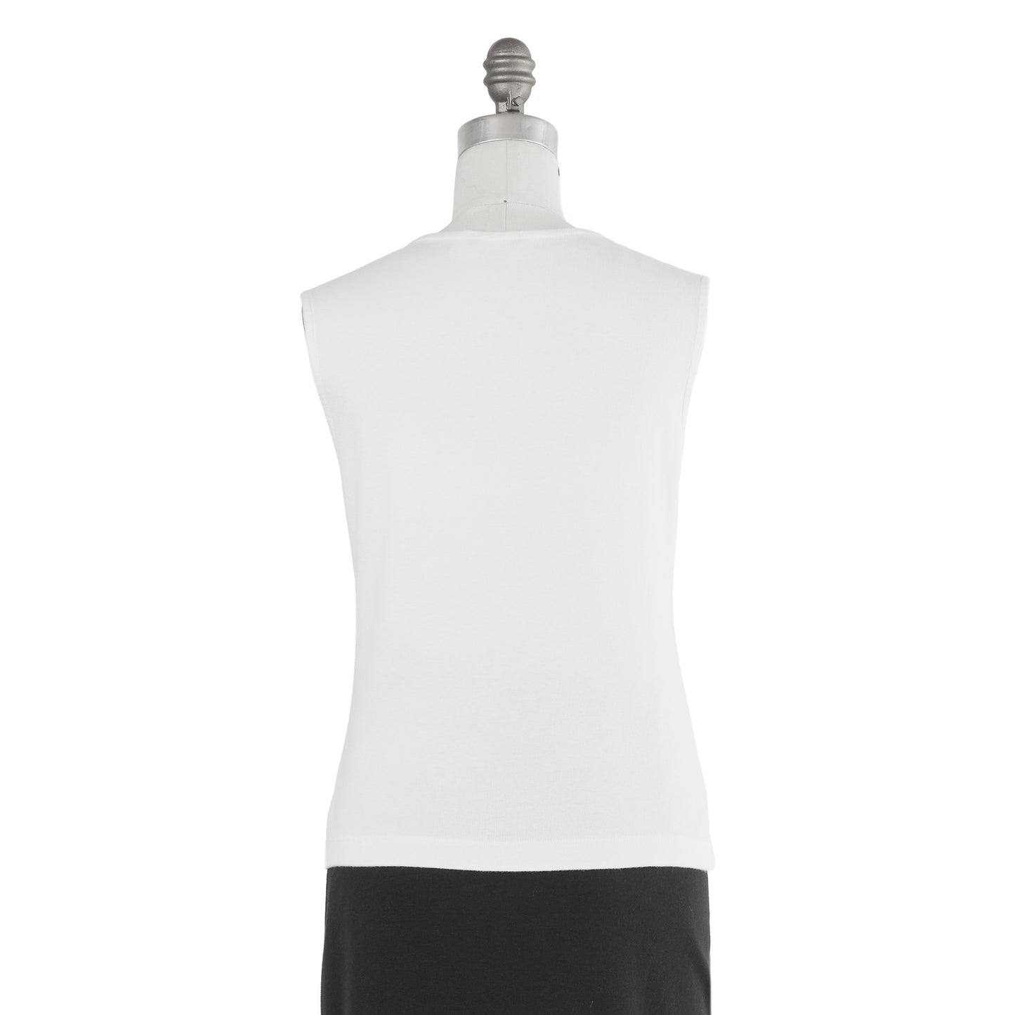 SLEEVELESS TOP - WHITE