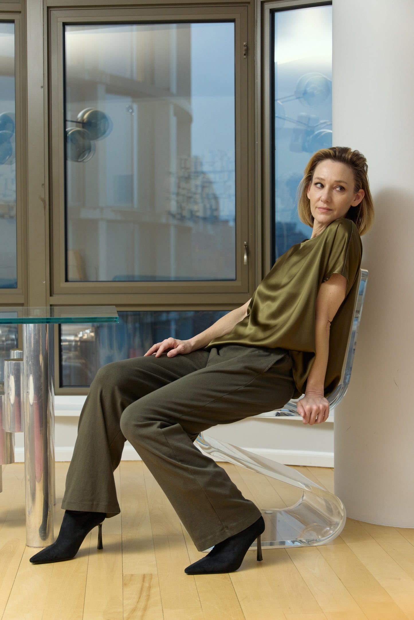 EASY TROUSER W/ POCKETS - GREENE