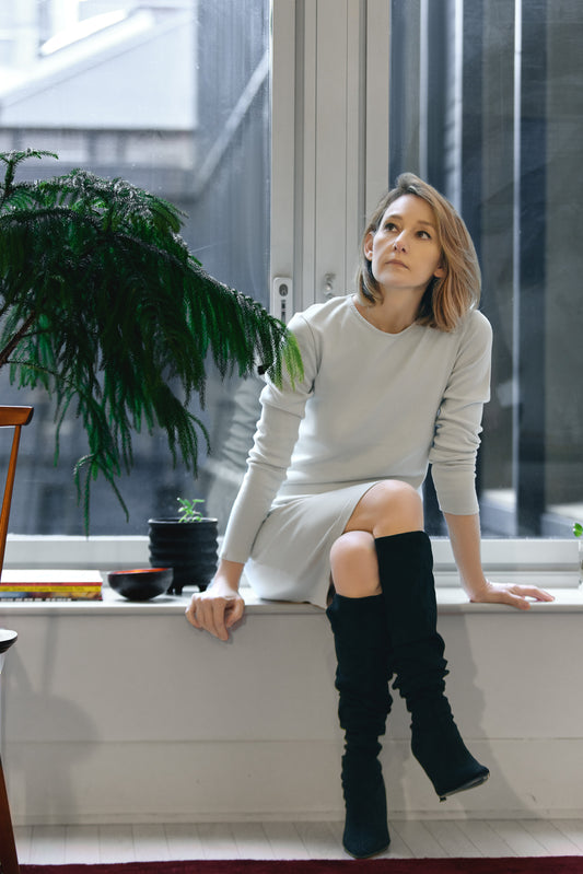 LONG SLEEVE EASY SHIFT - GREENE