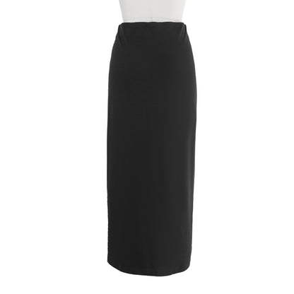 MID-CALF SKIRT - BLACK