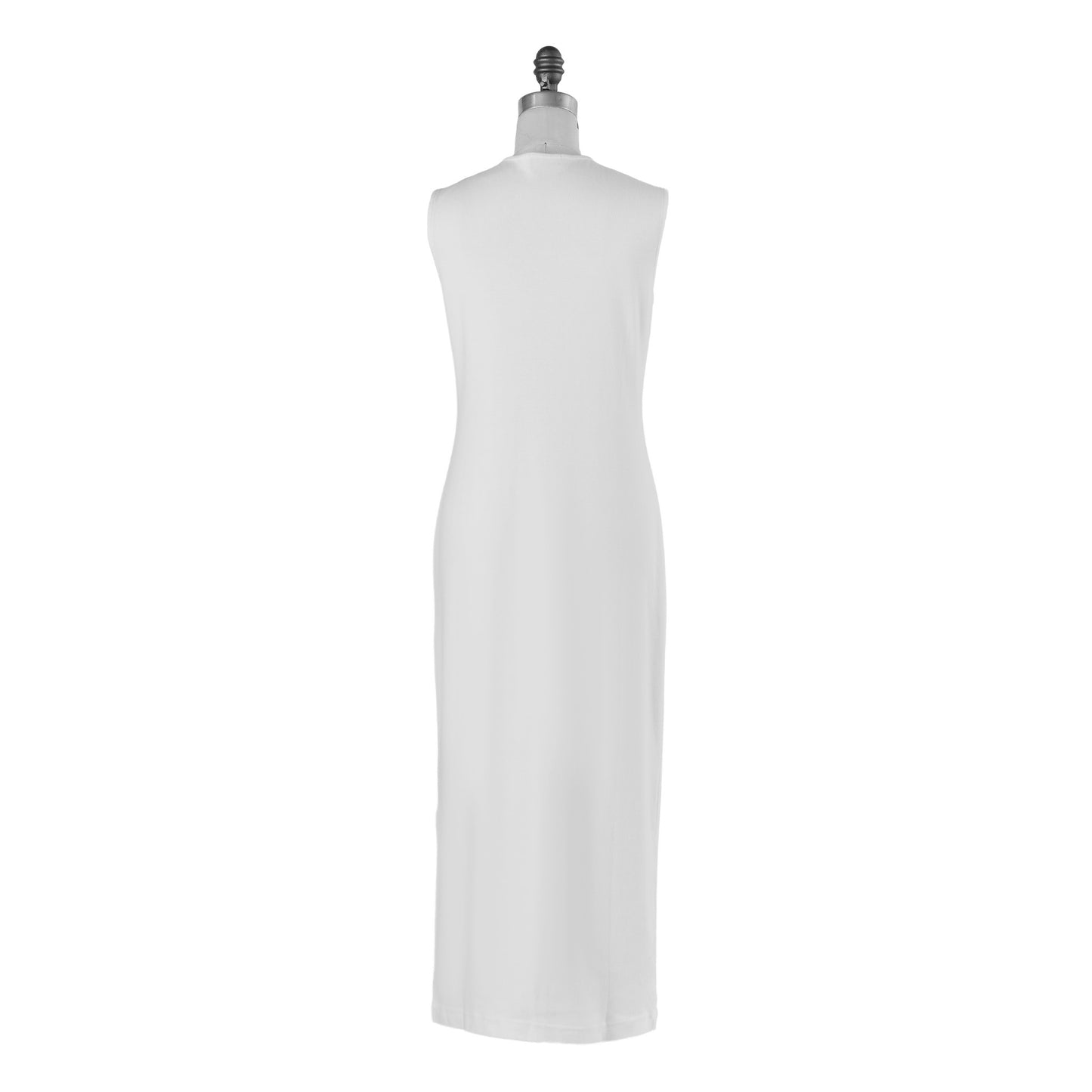 SLEEVELESS EASY DRESS - WHITE