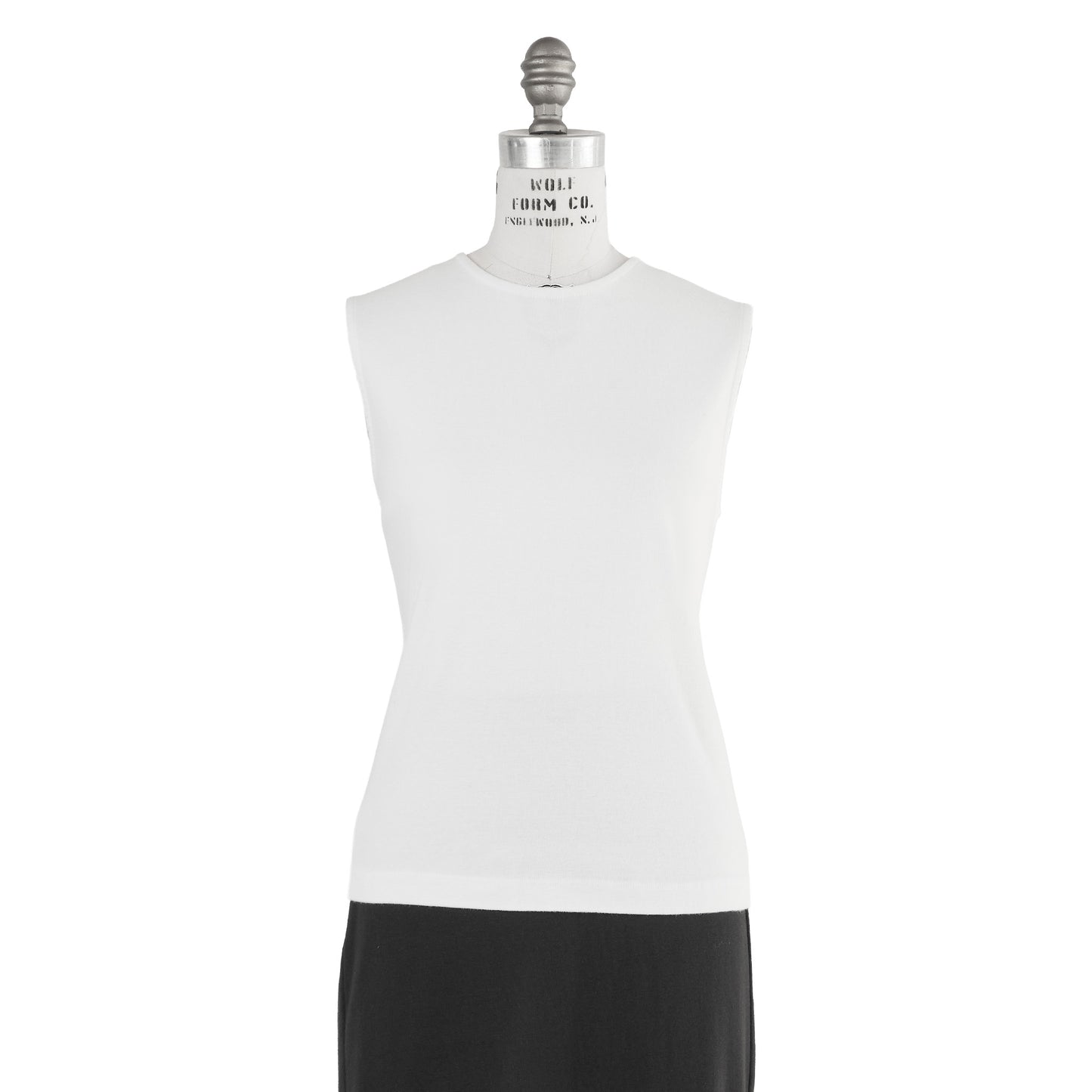 SLEEVELESS TOP - WHITE